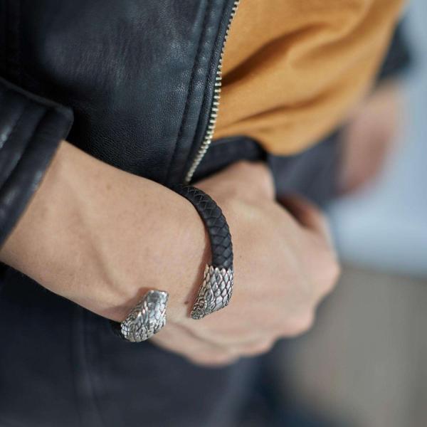 S21 Snake Bracelet Leather Female