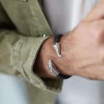 S23 Snake Bracelet Leather Male
