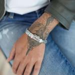 S28 Silver Snake Ring Female