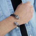 S41 Tiger Bracelet Leather Male